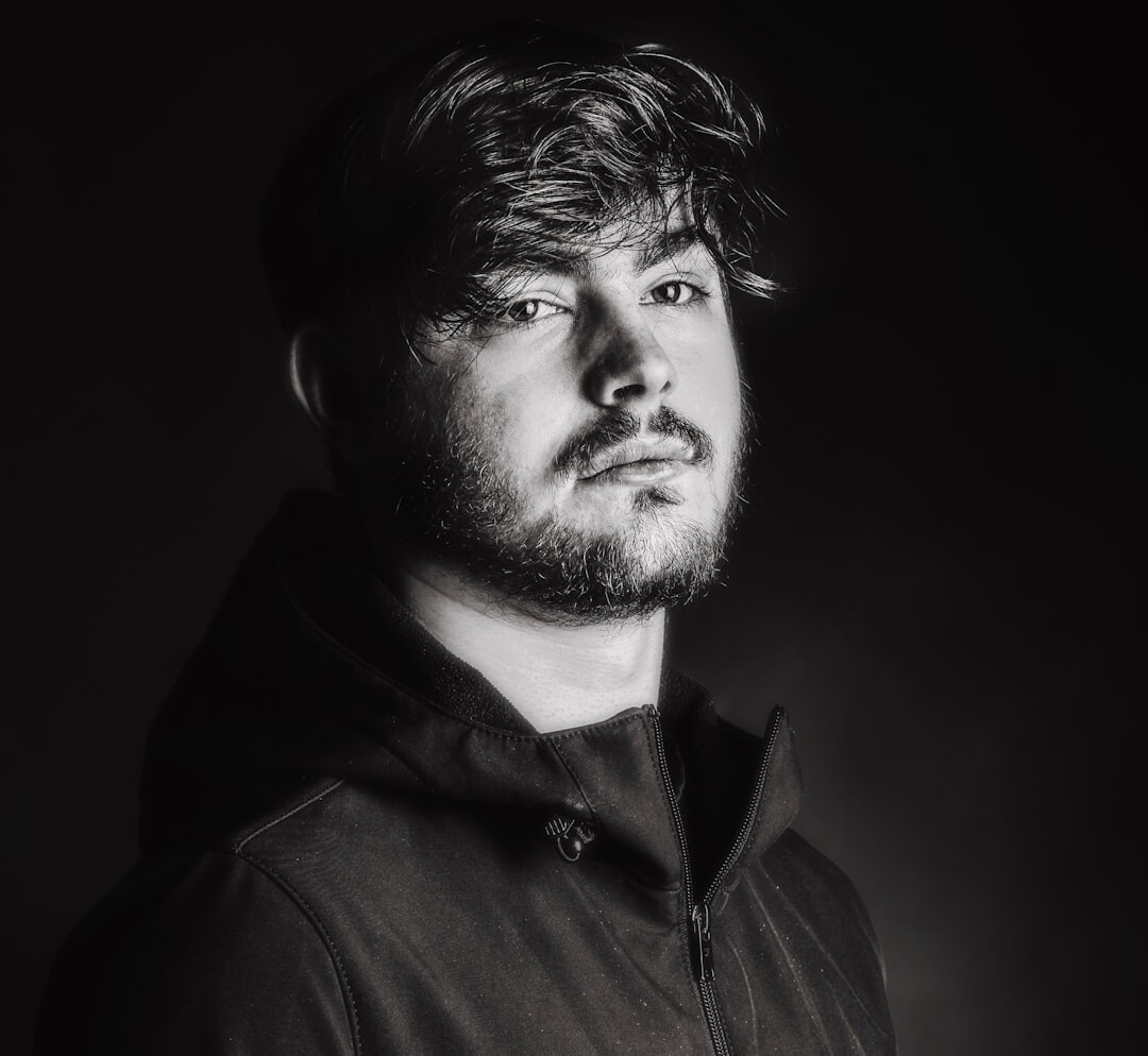 Professional portrait of a man, sound engineer
