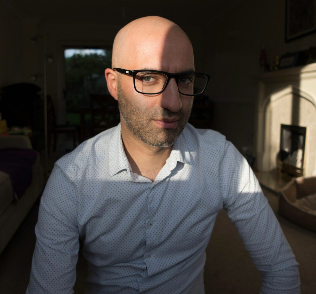 Professional portrait of a man, director of photography